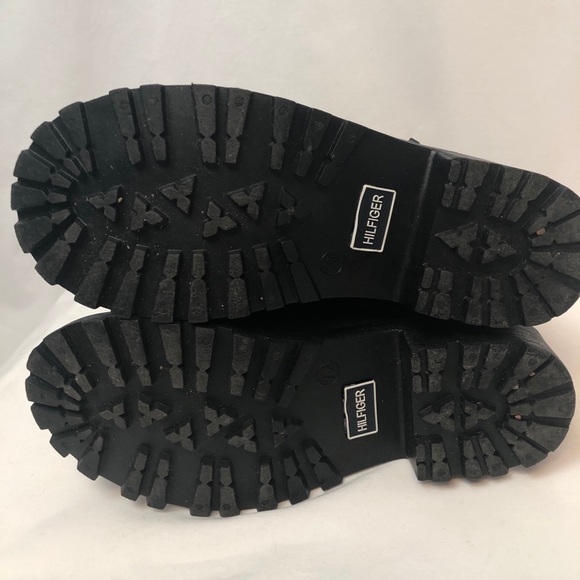 Tommy Hilfiger womens buckle black rainboot 7 - Picture 5 of 7